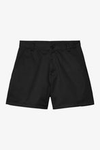 Cargar imagen en el visor de la galería, Carhartt WIP Brady Short in Black Stone Washed, back
