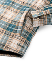 Load image into Gallery viewer, Insulated Flannel Jac-Shirt - Teal / Khaki Plaid
