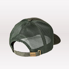 Load image into Gallery viewer, Scenic Waxed Logger Mesh Cap - Otter Green
