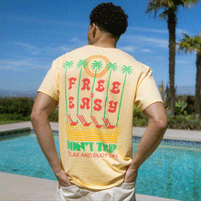 Load image into Gallery viewer, Poolside Tee - Butter
