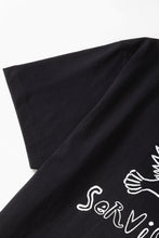 Laden Sie das Bild in den Galerie-Viewer, Service Works Dove Tee Black detail
