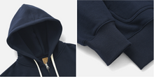 Load image into Gallery viewer, OG Heavyweight Hood Zip Up Parka - Navy
