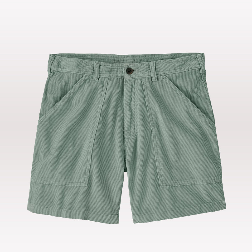Organic Cotton Cord Utility Shorts 6 In. - Thermal Blue