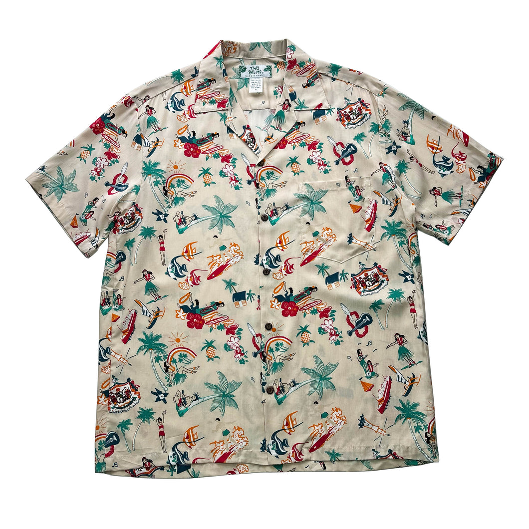 Classic Aloha Shirt - Vintage Aloha Cream