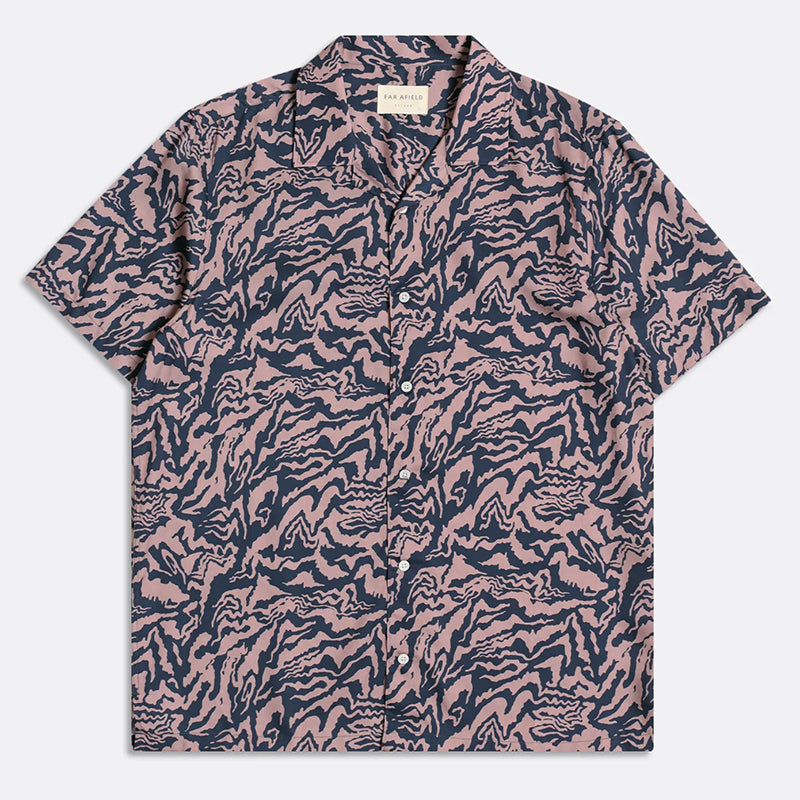 Stachio Camp Shirt - Animal Print