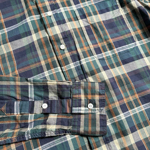 Classic Button Down - Green Archive Madras