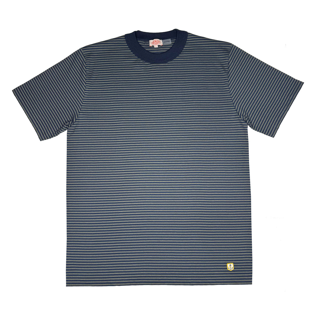 Striped Heritage T Shirt - Marine Deep / Chimera