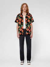 Load image into Gallery viewer, Arvid Flower Hawaii Shirt Black
