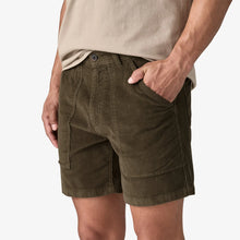 Load image into Gallery viewer, Organic Cotton Cord Utility Shorts 6 In. - Basin Green
