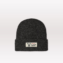 Load image into Gallery viewer, Lined Ragg Wool Beanie Cap - Charcoal / Black
