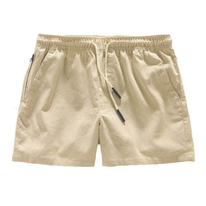 Linen Shorts - Beige