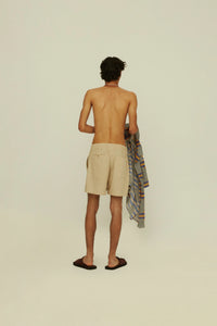 Linen Shorts - Beige