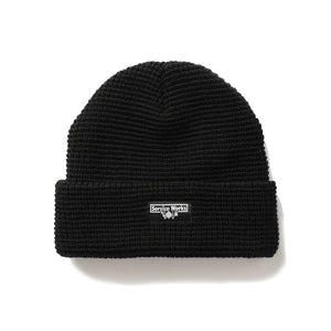 Waffle Logo Beanie - Black