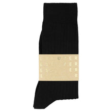 Load image into Gallery viewer, Classic Ribbed Socks - Black
