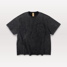 Load image into Gallery viewer, OG Stone Washed Pocket Tee - Black
