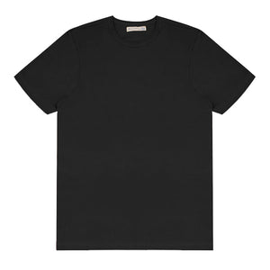 1950s Loopwheeled Classic Fit Lightweight T-Shirt - Deep Black