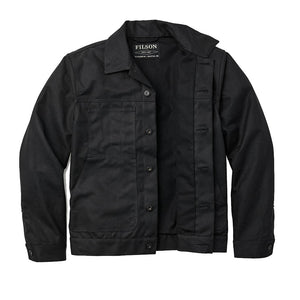 Tin Cloth Short Lined Cruiser Jacket - Black