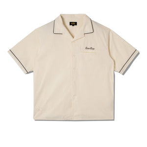 SS Bowling Shirt - Natural / Matt Black