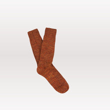 Load image into Gallery viewer, Melange Blend Socks - Brick
