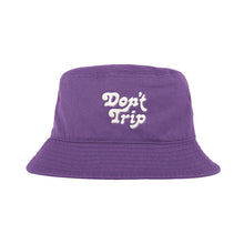 Load image into Gallery viewer, Free &amp; Easy Don&#39;t Trip Bucket Hat - Purple
