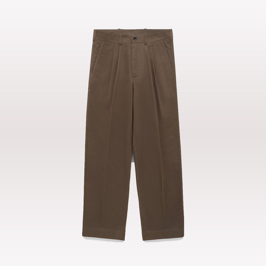 Canal Pleated TwillForm Pant - Granite