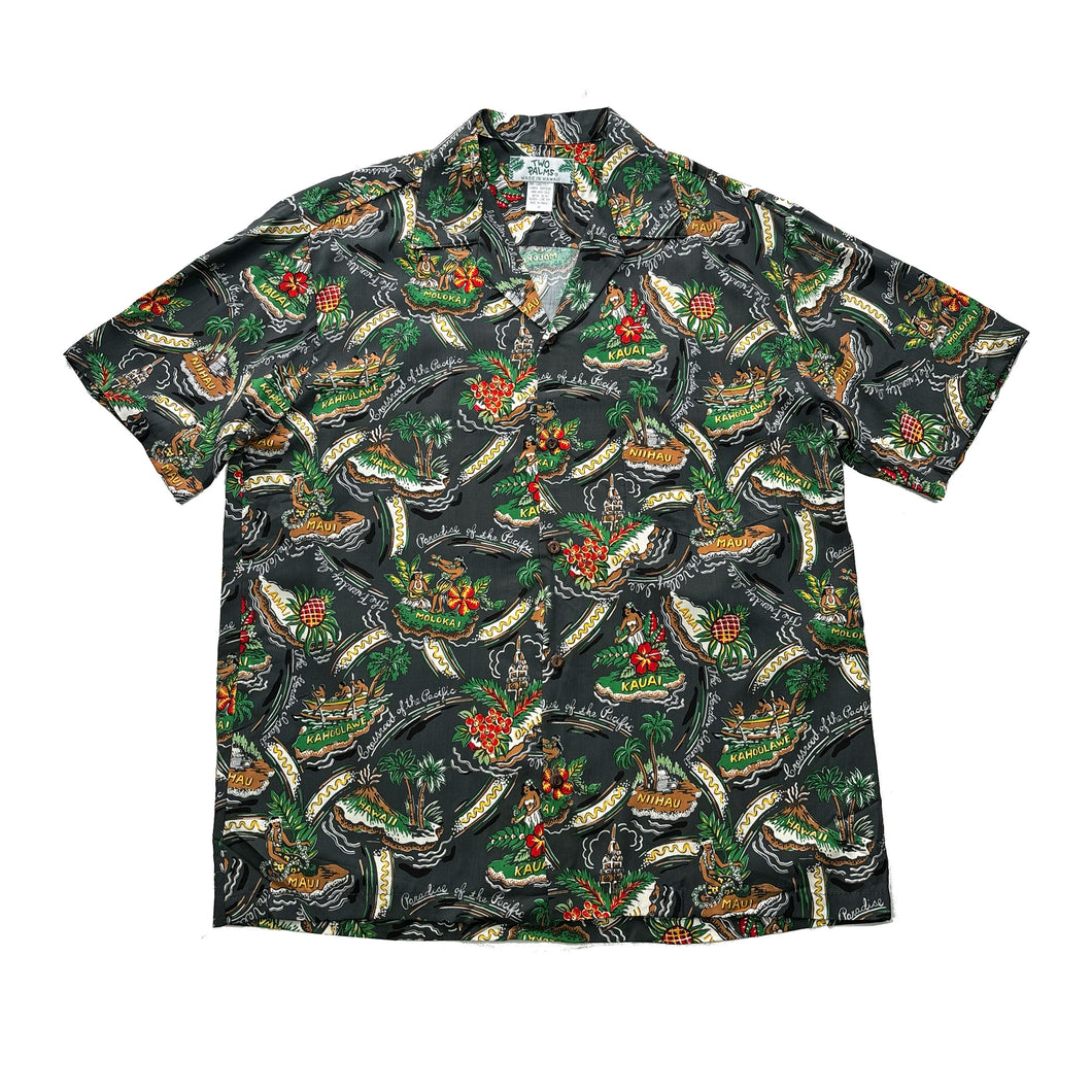 Classic Aloha Shirt - Friendly Isle Charcoal