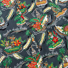 Load image into Gallery viewer, Classic Aloha Shirt - Friendly Isle Charcoal
