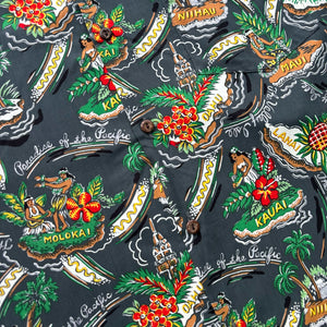 Classic Aloha Shirt - Friendly Isle Charcoal