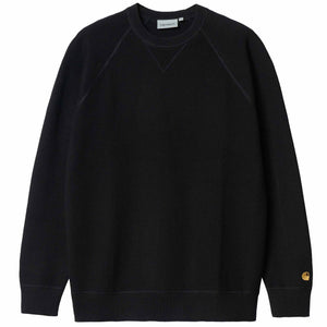 Chase Sweater Cotton - Black / Gold