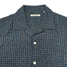Load image into Gallery viewer, Check Short Sleeve Shirt - Navy
