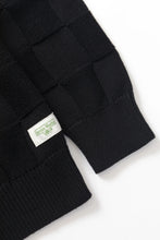 Load image into Gallery viewer, Check Knit Crewneck - Black
