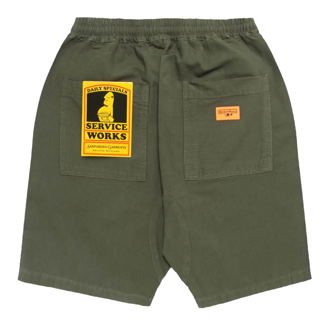 Classic Chef Shorts - Olive