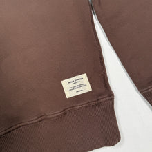 Load image into Gallery viewer, Retro Fleece Raglan Cotton Sweatshirt - Chocolate
