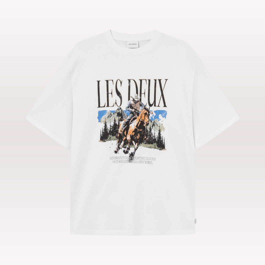 Cole Cowboy T Shirt - White