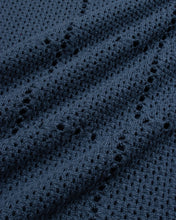 Load image into Gallery viewer, Crochet Crewneck Knit - Blue
