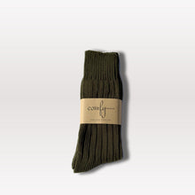 Load image into Gallery viewer, Alfred Knitted Socks - Dark Green
