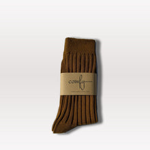 Load image into Gallery viewer, Alfred Knitted Socks - Mustard
