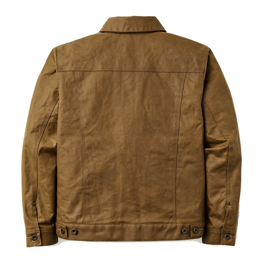 Filson Tin Cloth Short Lined Cruiser Jacket - Dark Tan