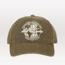 Load image into Gallery viewer, Globe Logo Dad Cap - Light Brown Denim Wash
