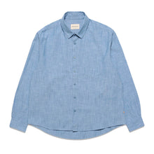 Load image into Gallery viewer, Day Shirt - Allure Blue Chambray Slub
