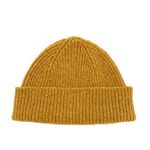 Load image into Gallery viewer, 4003 Speckled Donegal Wool Beanie - Yellow Speck
