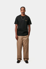 Laden Sie das Bild in den Galerie-Viewer, Carhartt WIP Chase T-Shirt - Black / Gold
