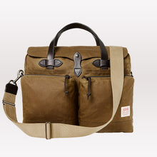 Load image into Gallery viewer, 24 Hour Tin Cloth Briefcase - Dark Tan
