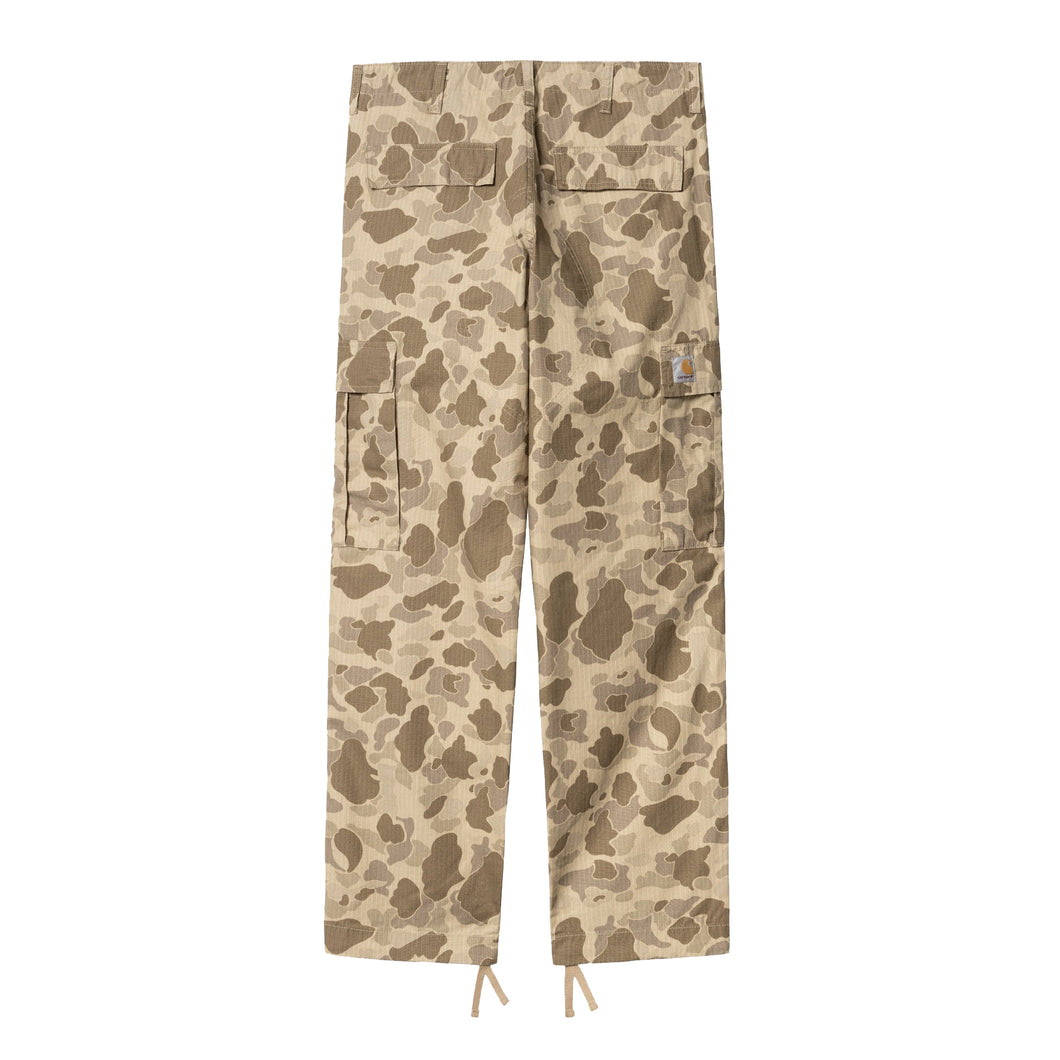 Regular Cargo Pant - Camo Duck Desert Rinsed