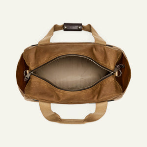 Tin Cloth Small Duffle Bag - Dark Tan