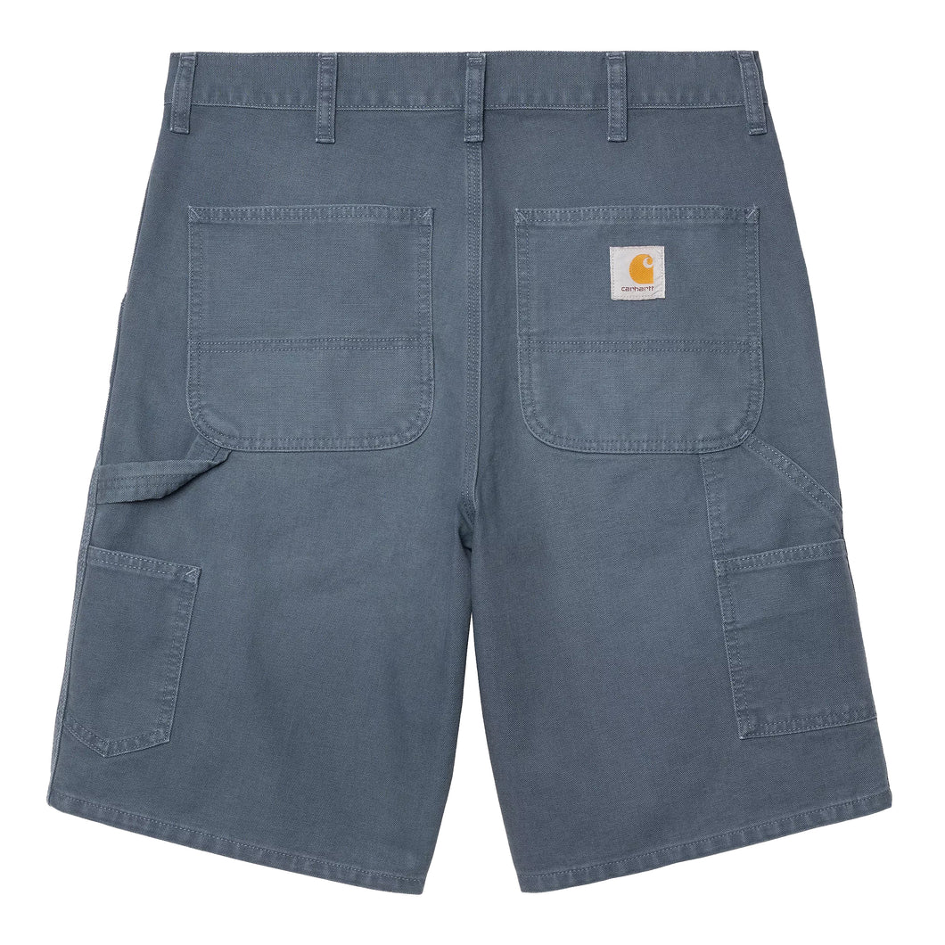 Single Knee Short - Dusky Blue Stone Canvas