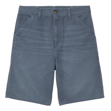 Load image into Gallery viewer, Single Knee Short - Dusky Blue Stone Canvas
