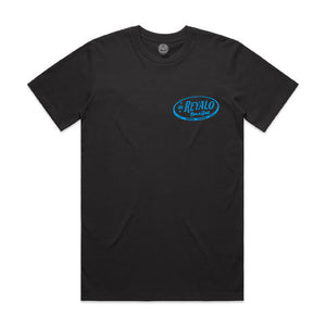 El Reyalo Logo T-Shirt - Charcoal / Blue