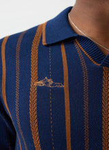 Load image into Gallery viewer, Citation Knitted Football Shirt - Navy
