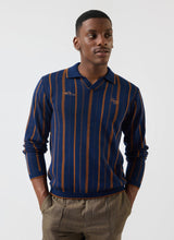 Load image into Gallery viewer, Citation Knitted Football Shirt - Navy
